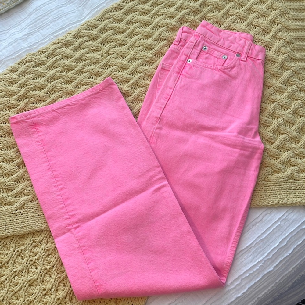 ZARA hot pink jeans
